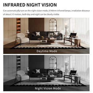 กล้องวงจรปิดไร้สายขนาดเล็ก ใช้พลังงานต่ำพิเศษ แบตเตอรี่ 1200mAh รองรับ WiFi และ BLE เชื่อมต่อรวดเร็ว พกพาสะดวก บันทึกวิดีโอเพื่อความปลอดภัย - Product Image 4