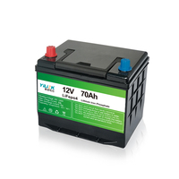 Batterie au lithium-ion LFP à décharge profonde 12V 70Ah 70 ampères-heure 12 volts