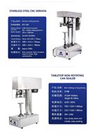 Machine de scellage manuelle de bureau pour boîtes de conserve de boissons, de fruits, de pâte de tomate, de bouteilles en fer blanc et de canettes en plastique et en métal, vente en gros d'usine