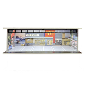Di alta qualità staccabile 1/64 scala auto <span class=keywords><strong>Garage</strong></span> Diorama di plastica parcheggio giocattolo per simulazione - Product Image 3