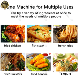 <span class=keywords><strong>Friteuse</strong></span> commerciale à levage automatique pour restaurant-<span class=keywords><strong>Friteuse</strong></span> à frites belges à réservoir unique Fritteuse Friggitrice Machine - Product Image 5
