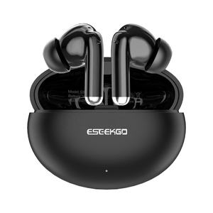 Écouteurs sans fil ESEEKGO EB-W05B avec écran numérique 6.0, réduction de bruit ENC, son stéréo HD, commande tactile, étui de charge compact - Product Image 1