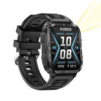 Nouvelle montre intelligente KT79 2024, écran tactile plein écran de 1,96 pouce, BT5.3, 430 mAh, étanche, boussole numérique, montre intelligente Kt79