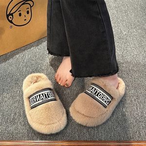 Baotou Maomao – Chaussons mi-ouverts tendance pour femme, style montant, chauds et confortables pour l'automne et l'hiver - Product Image 5