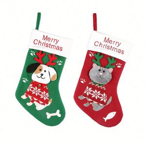 Christmas Home Decoration Ornaments Set Tree Stockings Candy Bags-for Business & Promotional <b>Gifts</b> - Product Image 5
