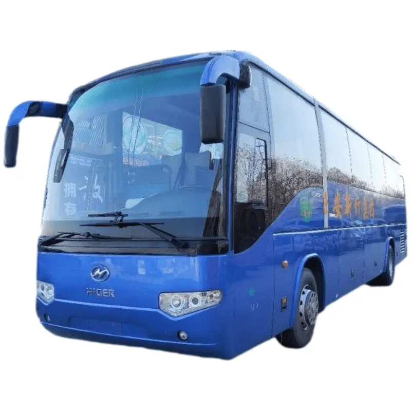 Higer Luxe 53 Stoelen Gebruikt Achter Engin Stalen Chiassis City Coaches Bus Voor Dubbele Verkoop