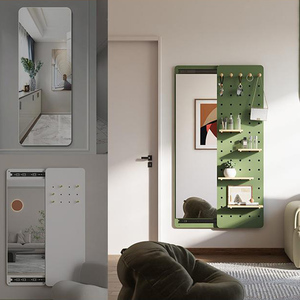 Estante de decoración con estilo moderno, <span class=keywords><strong>espejo</strong></span> de tocador, estante de capa de partición de madera maciza, <span class=keywords><strong>espejo</strong></span> de cuerpo completo - Product Image 3