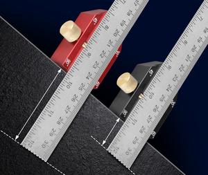 Règle à tracer multi-angles Règle carrée standard en acier à positionnement <span class=keywords><strong>réglable</strong></span> pour charpentier - Product Image 5