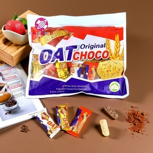 Cioccolato certificato Halal 400G Stick di farina d'avena dolce latte latte al gusto di cioccolato avena croccante energia biscotto bar Snack - Product Image 1