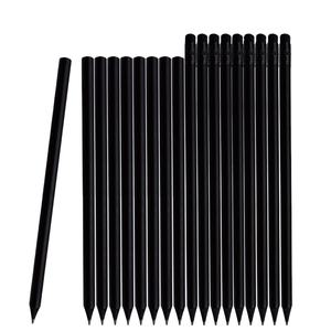 Pensil Bulat Hitam SEAPEN, Sangat Keren dan Menarik, Dapat Ditambahkan Penghapus, Pensil untuk Siswa Sekolah, Dapat Dicetak atau Diukir Logo Sesuai Pesanan - Product Image 1