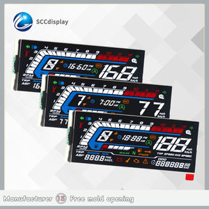 איכות גבוהה להתאמה אישית 7 תצוגת קטע אנטי-glare אופנוע tbn שלילי lcd מודולים sjxdgw018 & bu91r64ch כונן - Product Image 2