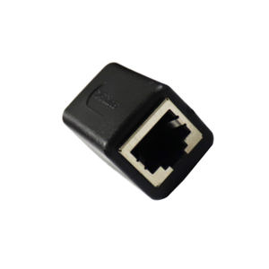 <span class=keywords><strong>RJ45</strong></span> réseau <span class=keywords><strong>double</strong></span> passage Mini <span class=keywords><strong>connecteur</strong></span> réseau noir Portable femelle à femelle Ethernet LAN connexion adaptateur Extender - Product Image 1
