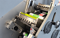 Nouvelle machine d'impression flexographique automatique compacte multicolore pour étiquettes de ruban, vêtements et textiles, haute vitesse 300-2500m/min