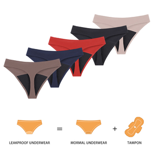 Culottes post-partum de haute qualité pour femmes, culottes de règles anti-fuites, sous-vêtements de protection pour les règles, femmes adultes - Product Image 3