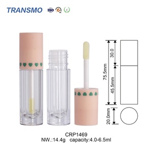 Tube de brillant à lèvres en plastique transparent, emballage transparent, teinte à lèvres, brillant à lèvres, huile nourrissante pour les lèvres avec de grands applicateurs 4,0-6,5 ml - Product Image 4