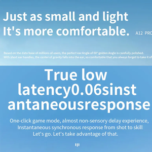 A12 Pro écran tactile LED LCD couleur Hifi stéréo haut ANC réduire activement éliminer le <span class=keywords><strong>bruit</strong></span> TWS dans l'oreille Sport <span class=keywords><strong>écouteurs</strong></span> - Product Image 6