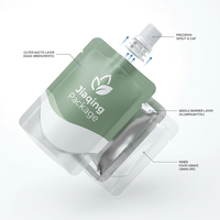 Pochettes souples autoportantes durables avec bec verseur, qualité alimentaire, étanches à l'humidité, pour vodka, eau minérale, bière, champagne et autres boissons, personnalisables