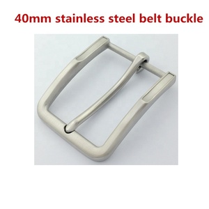 Tùy chỉnh thép khóa vành đai thép không gỉ khóa cho vành đai thiết kế riêng của bạn Logo tây Kim Loại pin vành đai khóa - Product Image 3