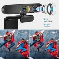 Kamera web desktop notebook 1080P dengan Mikrofon online usb HD kamera panggilan video webcam