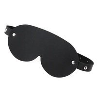 Nouveau Simple personnalisé en cuir ombrage masque pour les yeux fête maquillage balle femmes hommes jeu décoratif masque pour les yeux accessoires de mode