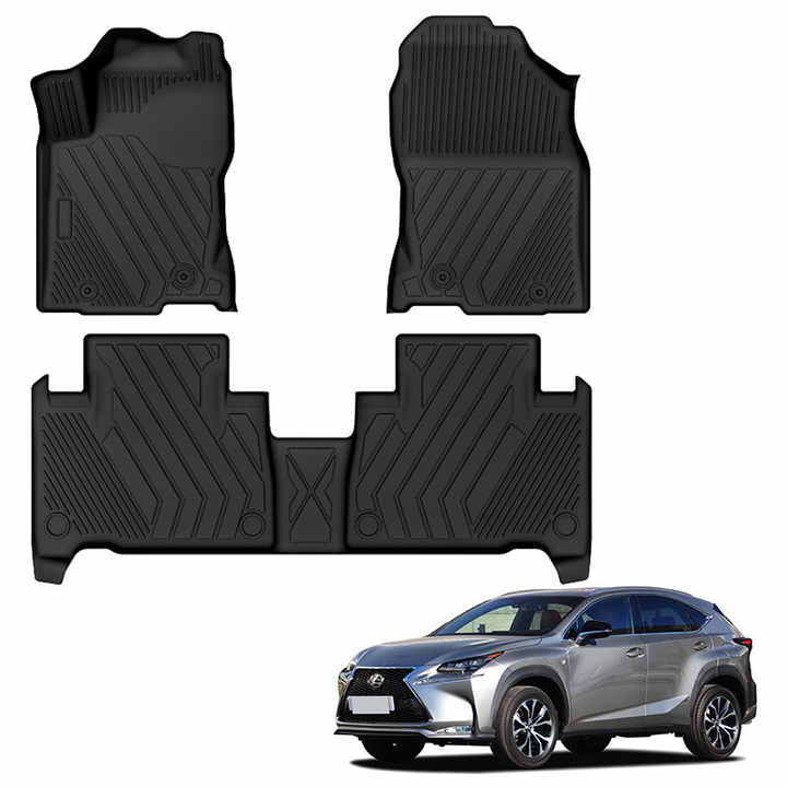 All Weather 3D TPE LHD Car floor Mats For Lexus NX200 NX300 NX 2015