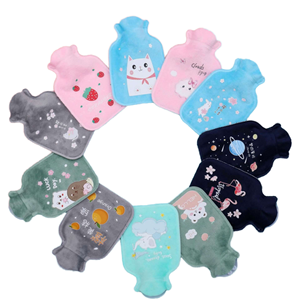 Bouteille d'eau chaude en caoutchouc, mini chauffe-ventre anti-explosion, motif dessin animé, pour l'hiver, pour les règles, <span class=keywords><strong>électrique</strong></span> et mignon - Product Image 1