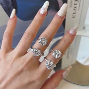 Dylam Wholesale Promise <b>Stack</b> Promise CZ Stone Anillo De Mujer Pure 925 Sterling <b>Silver</b> <b>Ring</b> Jewelry Women Engagement <b>Ring</b> - Product Image 2