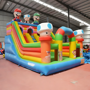 Castillo Inflable Comercial de Mario con Tobogán para Niños, Casa de Brinco Inflable para <span class=keywords><strong>Alquiler</strong></span> en Fiestas - Product Image 6