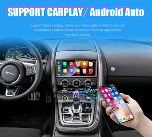 Para <span class=keywords><strong>Jaguar</strong></span> 2012-2020 <span class=keywords><strong>Android</strong></span> 12 Radio de coche Auto estéreo navegación GPS reproductor de vídeo Multimedia inalámbrico Carplay 4G LTE unidad - Product Image 4