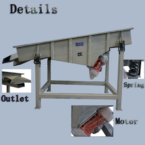Tamis vibrant linéaire en acier inoxydable 304 certifié CE, prix usine, pour l'industrie chimique minière - Product Image 4