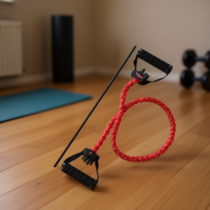 Red TPE Twisted Straight Line 6*9*1500mm <b>Exercise</b> <b>Bands</b> - Product Image 2