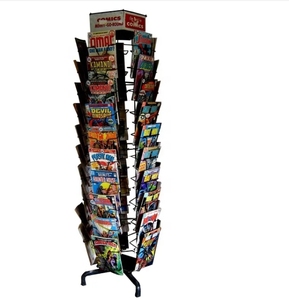 RuiMei Métal 40 pochettes revêtues de poudre pour présentoir de bandes dessinées rotatif avec montage facile - Product Image 5