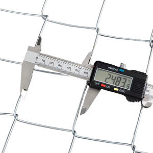 Malla de Alambre Ciclónica de 50x50mm / Malla de Alambre Diamantada / Rollo de Malla Metálica Galvanizada con Recubrimiento de PVC de 1.8x15m - Precios - Product Image 2