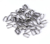 En Acier Inoxydable Melon Graine Fermoir Plat Fil Pendentif Conception pour Fabrication de Bijoux Nature Thème Collier Fermoir