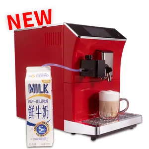 Home Shop Mesin Penggiling Susu Barista, Teh Cappucino Latte Amerika Multi-seri, Mesin Kopi Sepenuhnya Otomatis