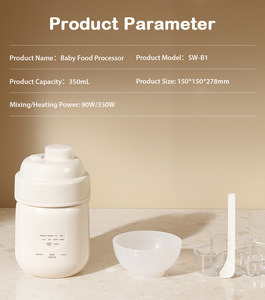 Machine à aliments pour bébé Nourriture spécifique pour bébé Fabrication de <span class=keywords><strong>boue</strong></span> Vapeur Remuer Petit broyeur Mélangeur - Product Image 6