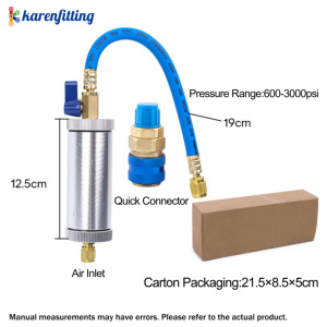 Injecteur d'huile réfrigérante pour climatisation automobile haute pression, connecteur en laiton pour réparation de climatiseur auto - Product Image 5