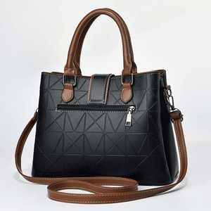 Bolso de Viaje Pu - Elegante Diseño de Hombro y Bandolera para Damas de Mediana Edad, Gran Capacidad, Cierre de Cremallera, Portátil - Product Image 6
