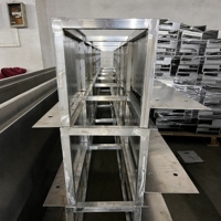 Composant structurel en aluminium YISHANG Precision 5052, pliage, découpe laser, soudage, ébavurage, anodisation dure ±0,05 mm