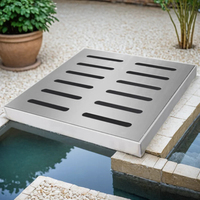 Évier en acier inoxydable grande capacité avec couvercle pour projets de drainage de cuisines municipales, tailles personnalisées pour l'extérieur