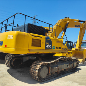 Excavatrice hydraulique PC450-8 KOMATSU de classe 45 tonnes construite pour l'exploitation minière de terrassement à usage intensif pompe à moteur à noyau d'opérateur lisse - Product Image 1