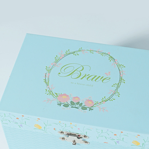 Boîte à musique écologique personnalisée à manivelle de haute qualité Yiyu avec anneau, boîte à <span class=keywords><strong>fleurs</strong></span> en coton, cadeau de la Saint-Valentin - Product Image 2