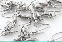 Bearing Swivel + Competition Pin Figure-Eight Swivel + Swivel Hook Aksesoris Pancing Konektor Perlengkapan Model WLL