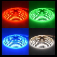 Bande LED COB RGBW 24V 4-en-1 CRI 80/90/95 Lumière Blanc Chaud 5m DC 12V Étanche Flexible USB Cuivre