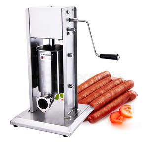 3l 5l 10l 15l Commercial Manual Vertical <strong>Sausage</strong> Stuffer Making Salami <strong>Sausage</strong> Filler <strong>Maker</strong> <strong>Sausage</strong> Vacuum Filling <strong>Machine</strong> - Product Image 1
