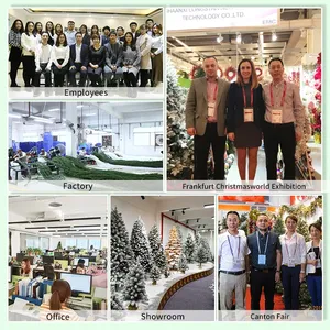 6 pieds 7 pieds 8 pieds vert sapin de Noël plein Pe Pet arbre de Noël artificiel cadre en métal arbres de Noël - Product Image 6