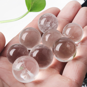 Vente en gros de sphères de cristal naturelles de 2 cm, boule de quartz transparente - Product Image 2