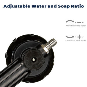 Canhão de Espuma de Neve Profissional em Plástico com Câmara de Espumação em Múltiplos Estágios para Espuma Mais Densa e Duradoura - Product Image 6