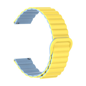 <span class=keywords><strong>Correa</strong></span> de Reloj Magnética de Silicona de 18mm 20mm 22mm para <span class=keywords><strong>Garmin</strong></span> Venu Vivomove3 para Samsung Galaxy Watch 3 Active2 - Product Image 5