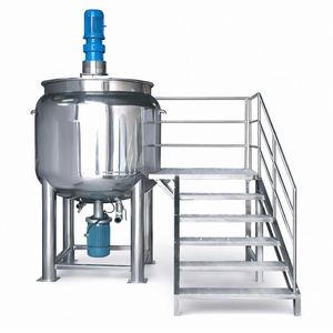Cuve de mélange ouverte en acier inoxydable de 100 L pour dialysat et savon liquide, haute efficacité, avec agitateur - Product Image 6
